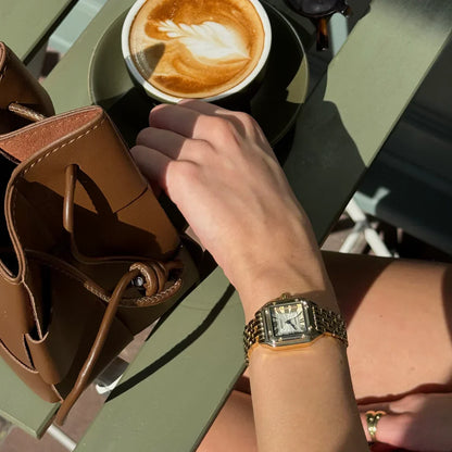 Fienna horloge | Goud