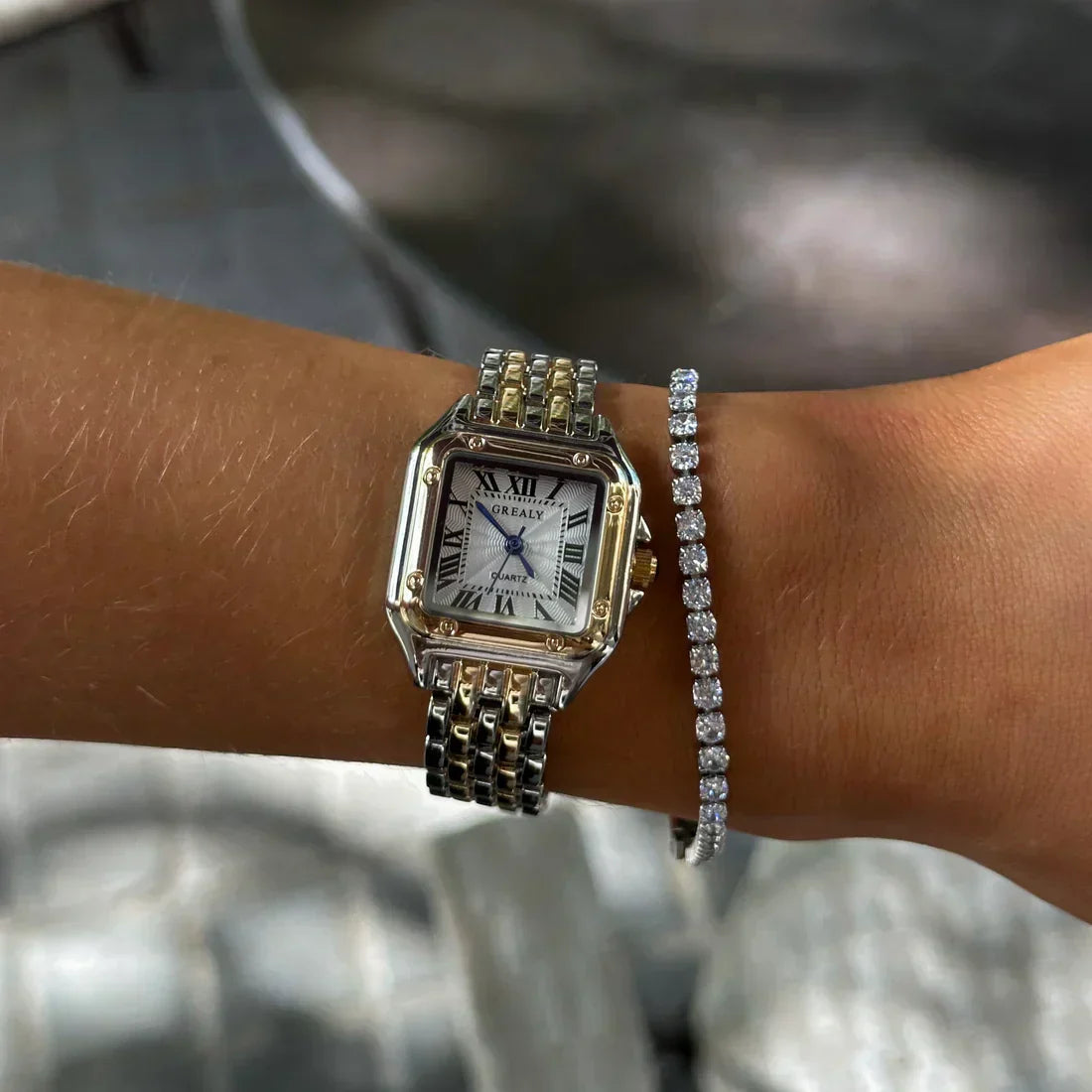 Fienna horloge | Goud