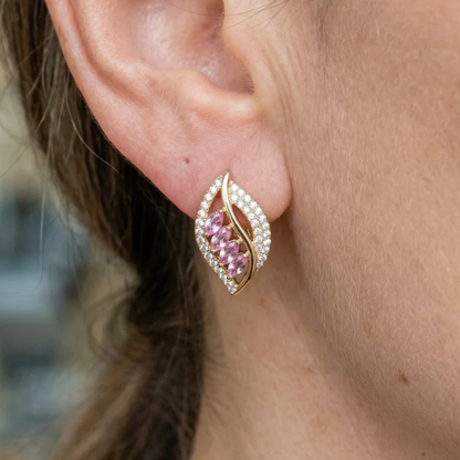 Isola Blushlune oorbellen | Goud