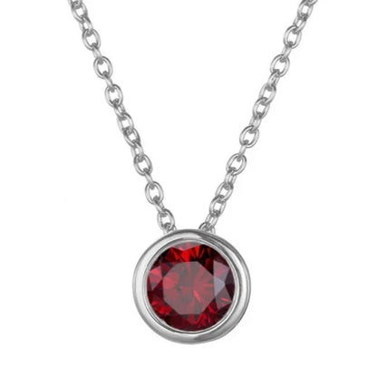 Lunaria Gemmara geboortesteenketting | Witgoud