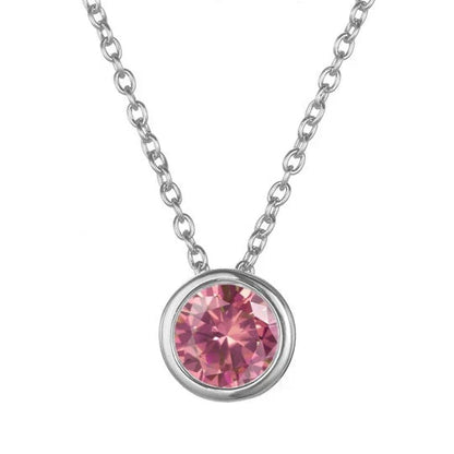 Lunaria Gemmara geboortesteenketting | Witgoud