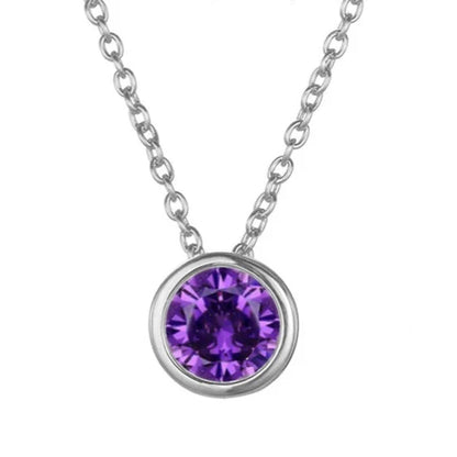 Lunaria Gemmara geboortesteenketting | Witgoud