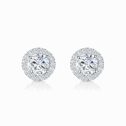 Belle dame oorbellen | Witgoud