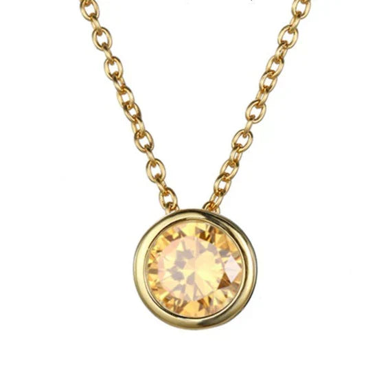 Lunaria Gemmara geboortesteenketting | Goud