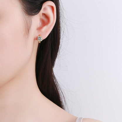 Nadine vierkante oorbellen | Goud