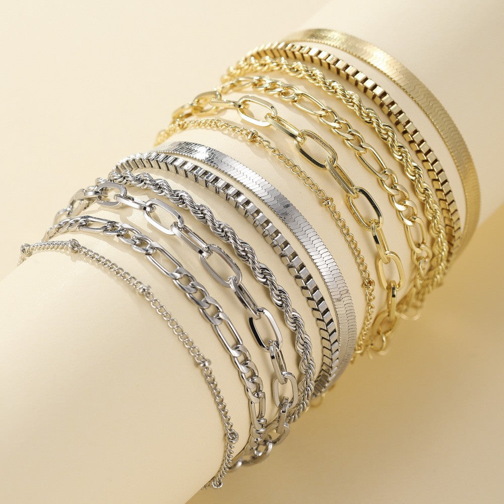Ellis Renner armbandenset | Goud
