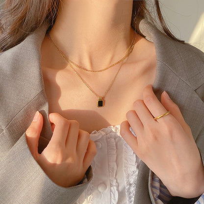 Calynna Marvelle gelaagde ketting | Goud