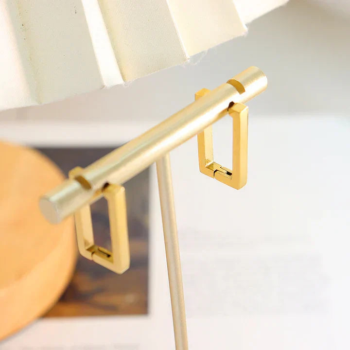 Terrafin Geometrica oorbellen | Goud