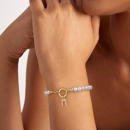 Auden Clé letterarmband | Goud