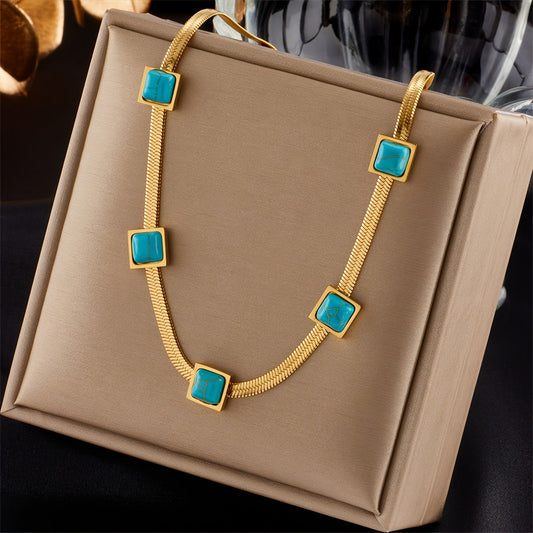 Vionelle kustlijnketting | Goud