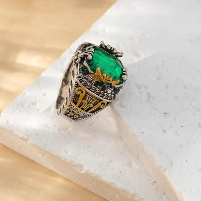Klara Emerin ring | Gemengd goud