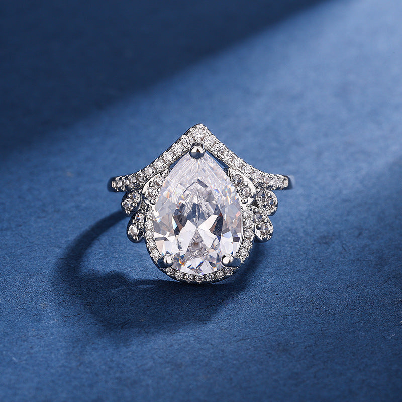 Aria witte druppelset | Witgoud