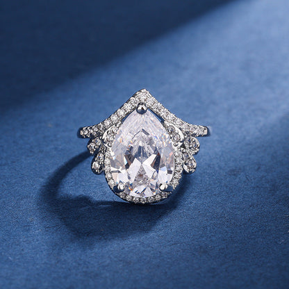 Aria witte druppelset | Witgoud