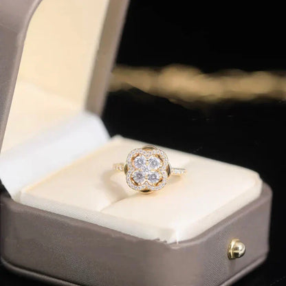 Caelina Viridia ring | Goud