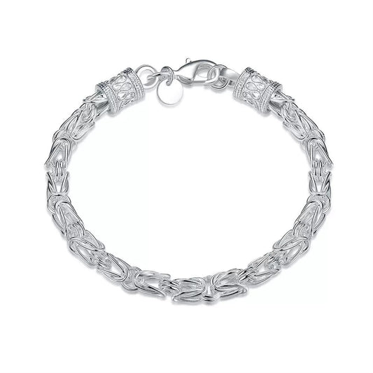 Maximus armband met koninklijk vlechtwerk | Witgoud