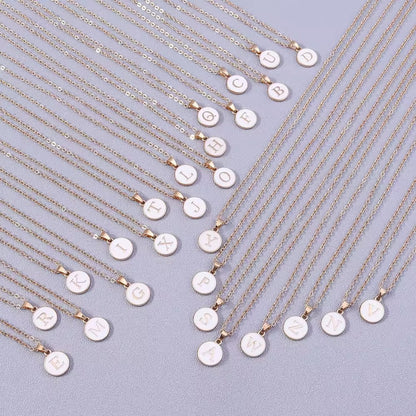 Monette ketting met initiaal | Goud