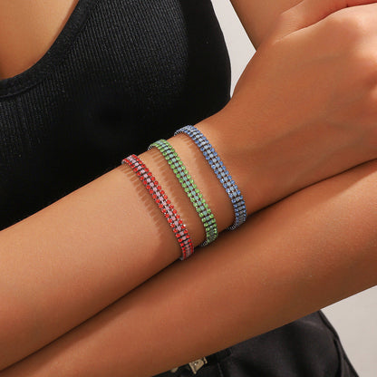 Signature glansarmband | Witgoud