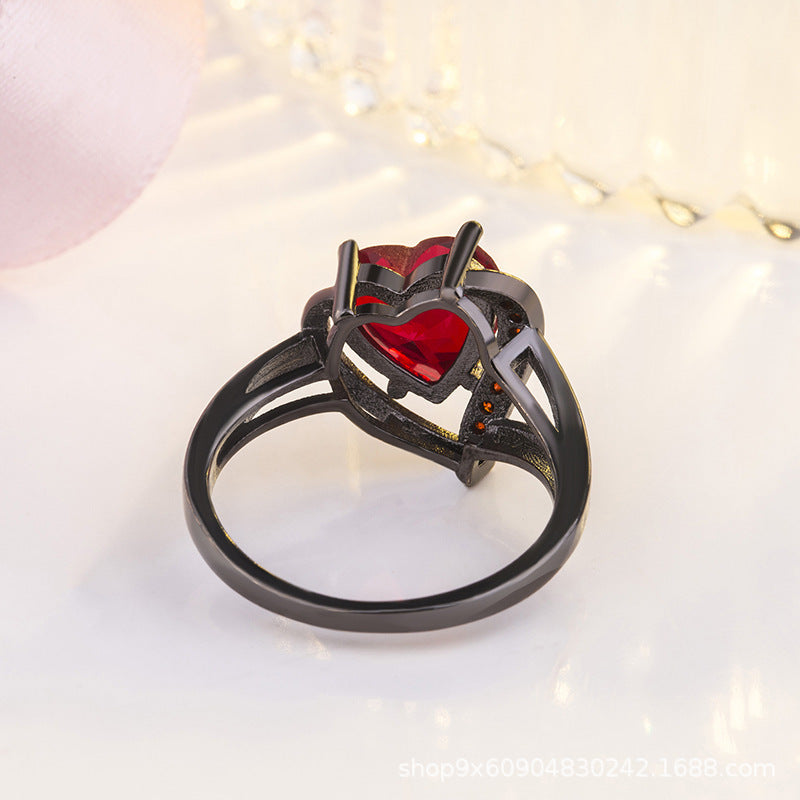 Calindra Rosethorne ring | Zwarte afwerking