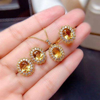 Solenne Vireya set | Goud