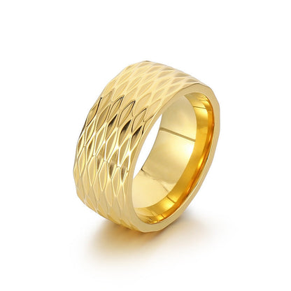 Kaelis bandring met rasterpatroon | Witgoud