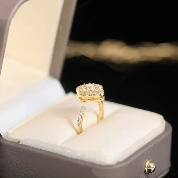 Caelina Viridia ring | Goud