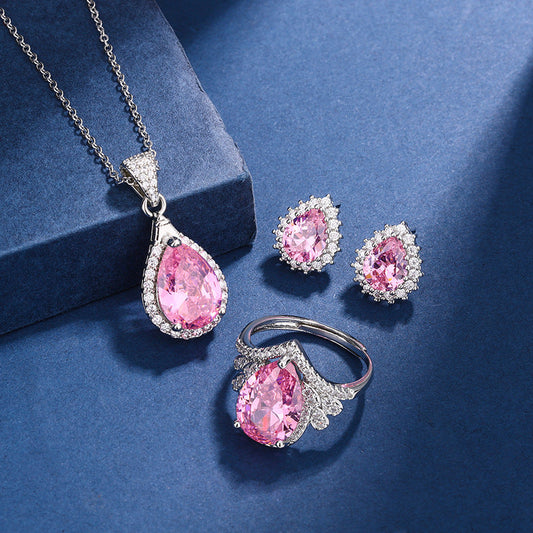 Aria roze druppelset | Witgoud