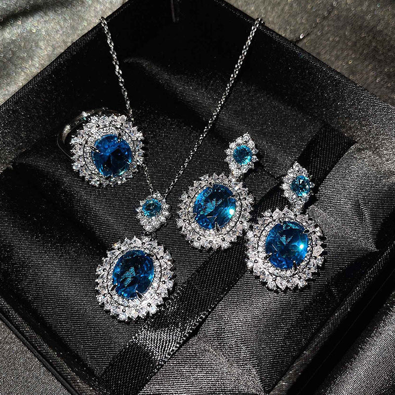 Vespera Aetherin blauwe set | Witgoud