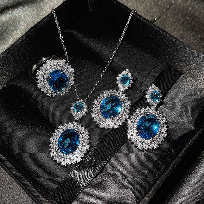 Vespera Aetherin blauwe set | Witgoud