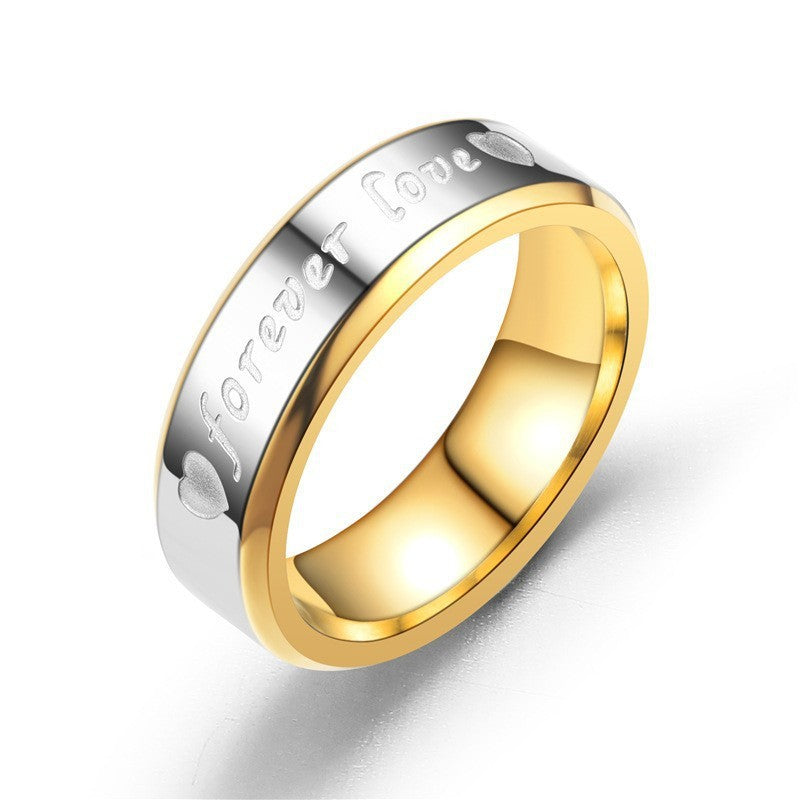 Voor altijd liefde-ring voor koppels | Goud