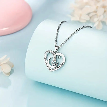 Voor mijn dochter - Ik hou van je tot de maan-ketting