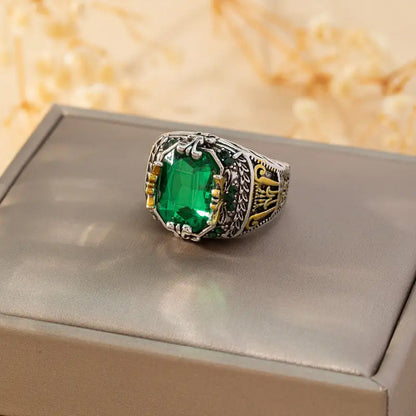 Klara Emerin ring | Gemengd goud