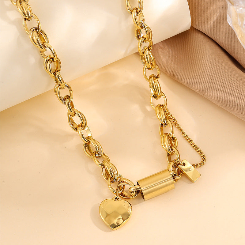 Heartened grove ketting | Witgoud