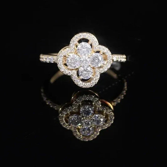 Caelina Viridia ring | Goud