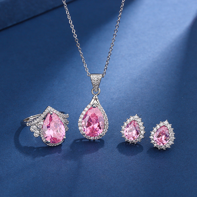 Aria roze druppelset | Witgoud