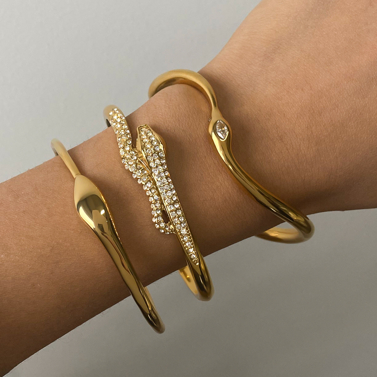 Cassian Veyne armbandenset | Goud