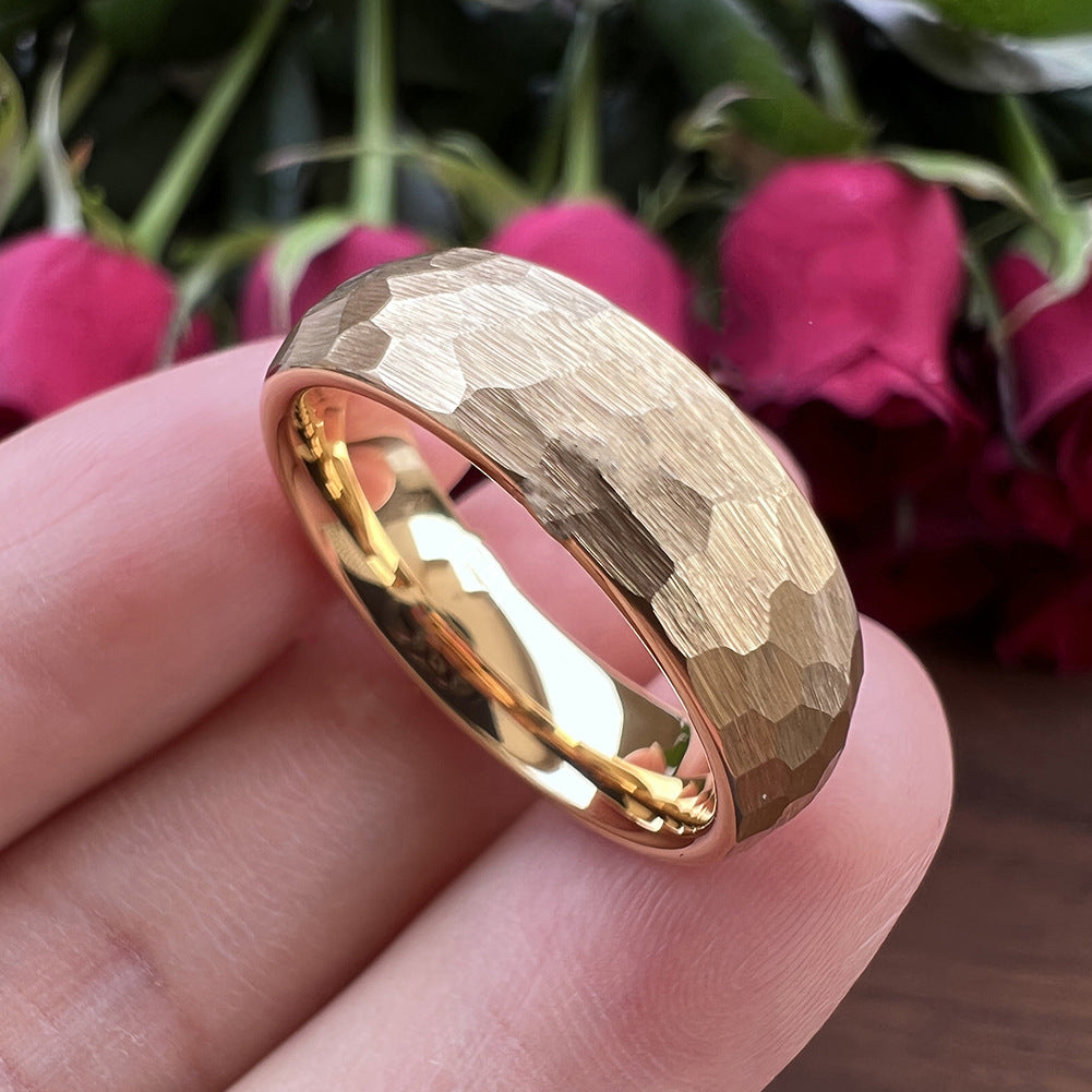 Elric Core-ring met structuur | Goud