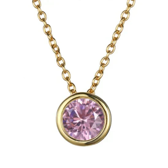 Lunaria Gemmara geboortesteenketting | Goud