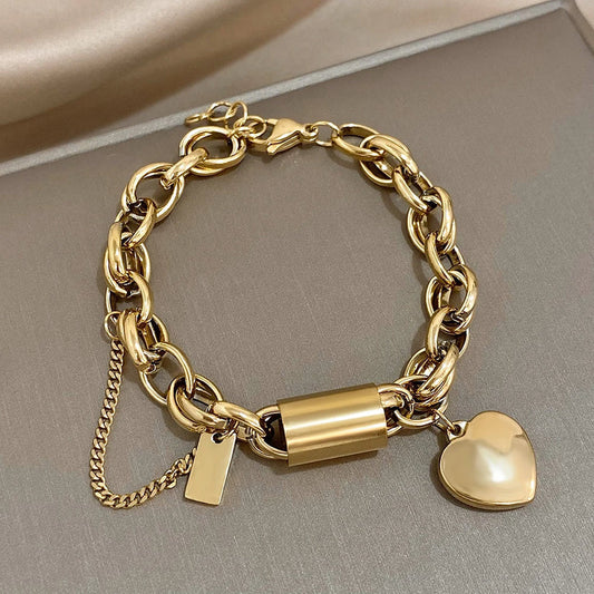 Heartened grove armband | Goud