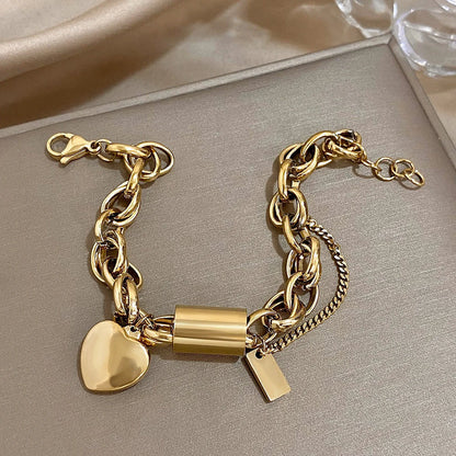 Heartened grove armband | Goud