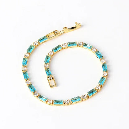 Armband met natuurlijke turkoois | Goud