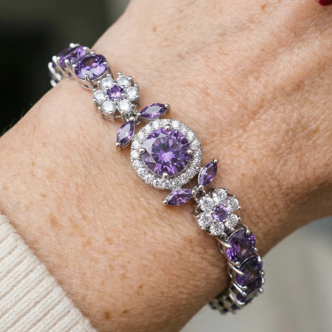 Velmira kroontennisarmband | Witgoud