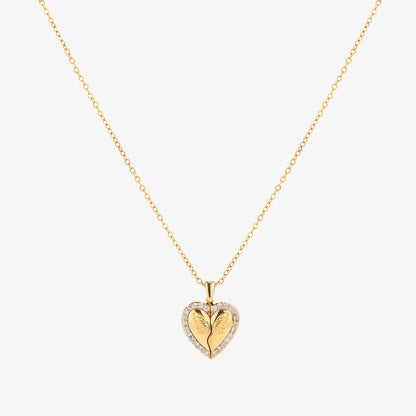 Vlinderhartketting | Goud