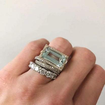 Relic-ringenset met turkoois | Witgoud