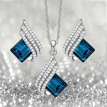Brienne Solazure sieradenset | Witgoud