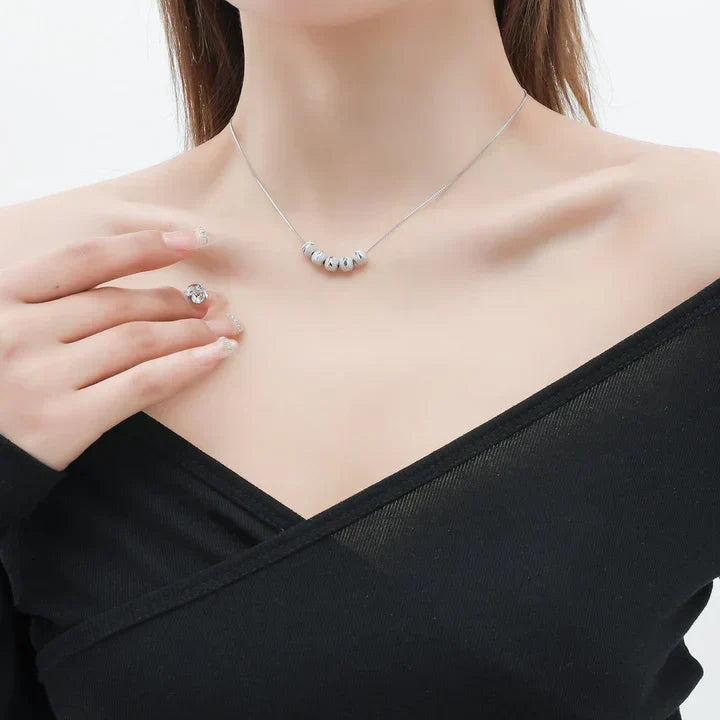 Serena Granata ketting | Witgoud