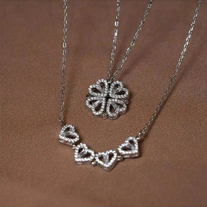 Amora Quadrifolia ketting | Goud