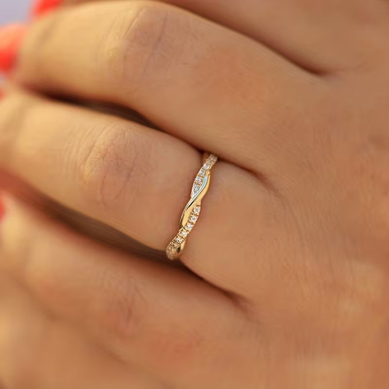 Ring met twee stijlen | Goud