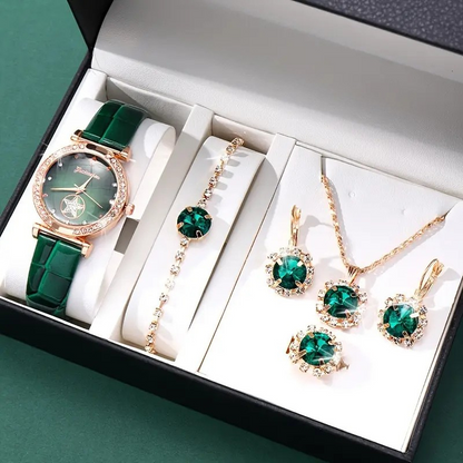 Verdantra Timecourt sieradenset | Goud