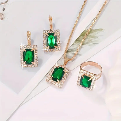 Sylvara Greenveil sieradenset | Witgoud