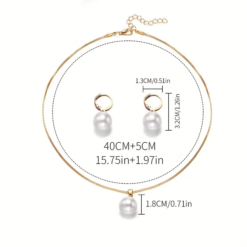Golden Grace parelsieradenset | Goud